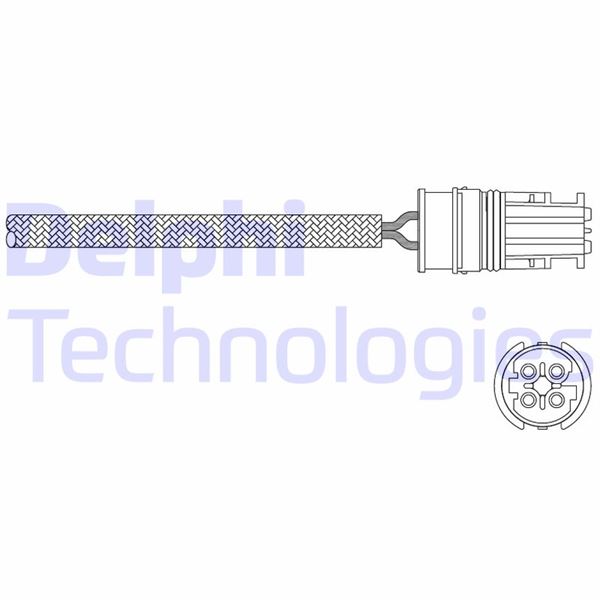 DELPHI ES11051-12B1 Emme & Egzoz Sistemi Egzoz Sensörleri - BMW 3 (E36) uyumlu