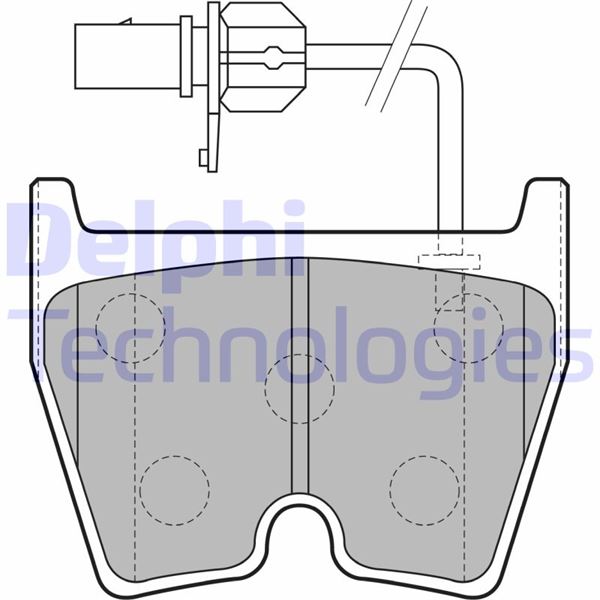 DELPHI LP1856 Fren Sistemleri Fren Balatası - VW PHAETON (3D1, 3D2, 3D3, 3D4, 3D6, 3D7, 3D8, 3D9) uyumlu