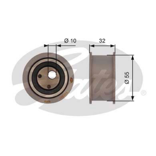 GATES T42041 Motor Kayış Kasnağı - LADA 110 (2110) uyumlu