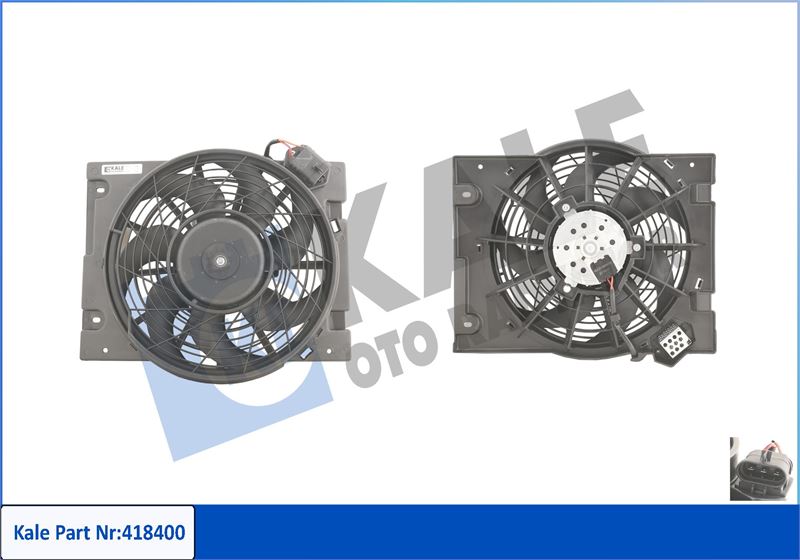 KALE OTO RADYATÖR 418400 Soğutma Sistemi Fan - OPEL ASTRA G Hatchback (T98) uyumlu