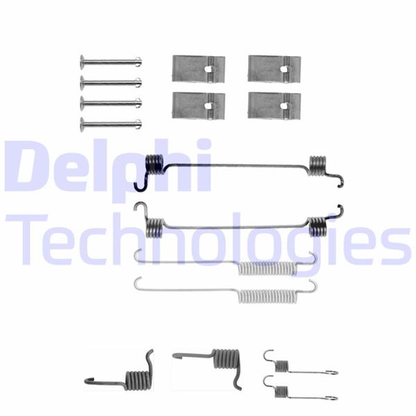 DELPHI LY1119 Fren Sistemleri Fren Kampanası - FORD ORION III (GAL) uyumlu