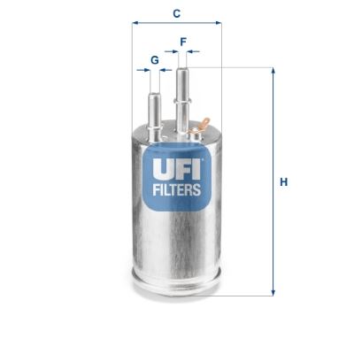 UFI 31.951.00 Yakıt Sistemi Yakıt Filtresi - VOLVO V60 I (155) uyumlu