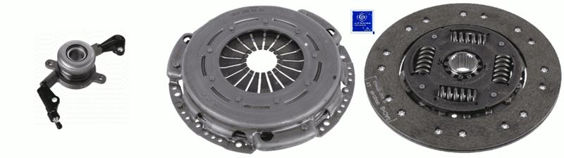 SACHS 3000 990 437 Debriyaj Sistemi Debriyaj Seti - MERCEDES-BENZ SPRINTER 2-t Minibüs/Otobüs (B901, B902) uyumlu