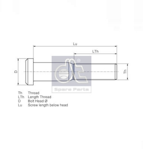DT Spare Parts 10.10002 Jant & Lastik & Bijon Tekerlek Pimi