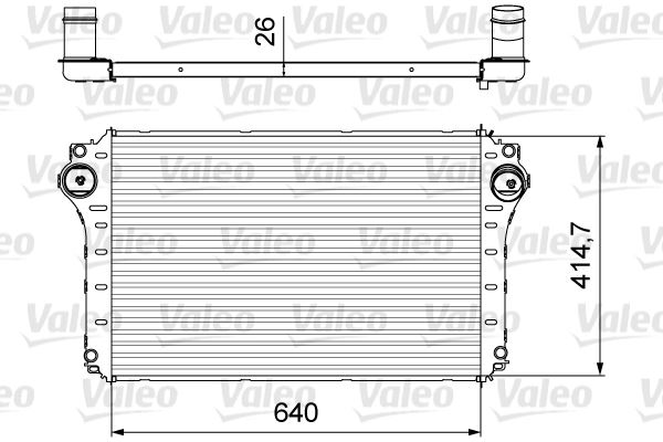 VALEO 818568 Motor Turbo Radyatörü - TOYOTA COROLLA Verso (ZER_, ZZE12_, R1_) uyumlu