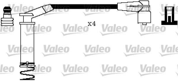 VALEO 346405 Ateşleme Sistemi Ateşleme Kablosu - OPEL VECTRA A Hatchback (J89) uyumlu
