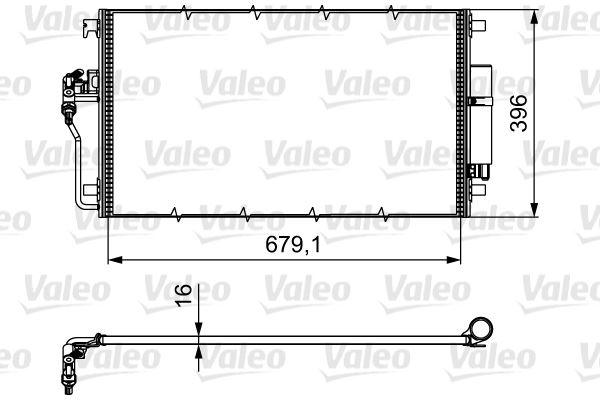 VALEO 814374 İklimlendirme Sistemi Klima Radyatörü - MERCEDES-BENZ SPRINTER 3,5-t Minibüs/Otobüs (B906) uyumlu