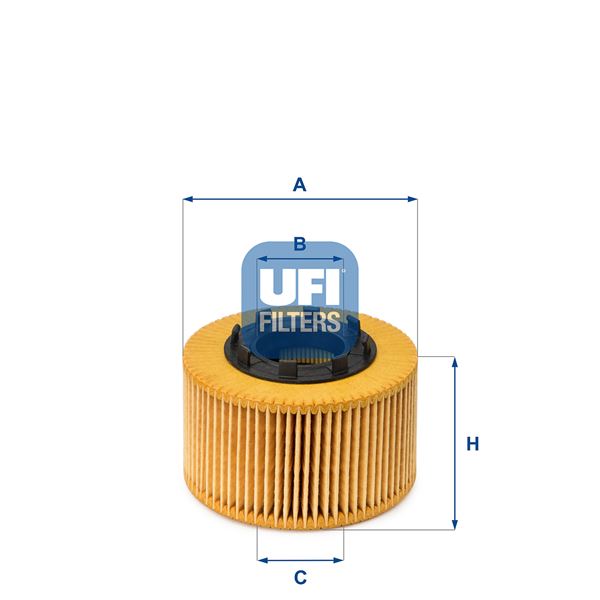UFI 25.015.00 Motor Yağ Filtresi - FORD MONDEO III Turnier (BWY) uyumlu
