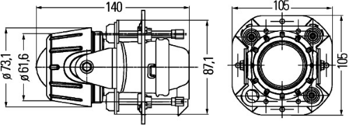 HELLA 1NL 008 090-327 2-GRP-1NL 008 090-327 Ürün Görseli