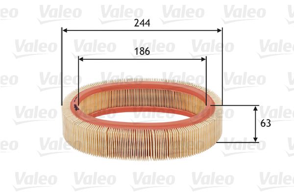 VALEO 585606 Motor Hava Filtresi - RENAULT SUPER 5 (B/C40_) uyumlu