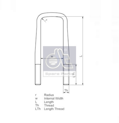 DT Spare Parts 1.25418 Süspansiyon Sistemi Montaj Parçaları - SCANIA 4 - series uyumlu