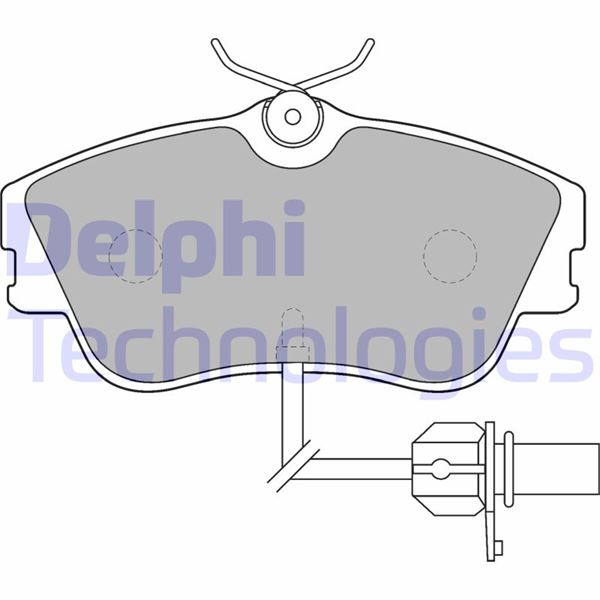 DELPHI LP1542 Fren Sistemleri Fren Balatası - VW TRANSPORTER T4 Minibüs/Otobüs (70B, 70C, 7DB, 7DK, 70J, 70K, uyumlu