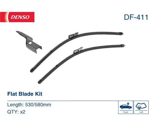 DENSO DF-411 Kaporta & Gövde Parçaları Cam Silecek Mekanizması - PORSCHE PANAMERA (970) uyumlu