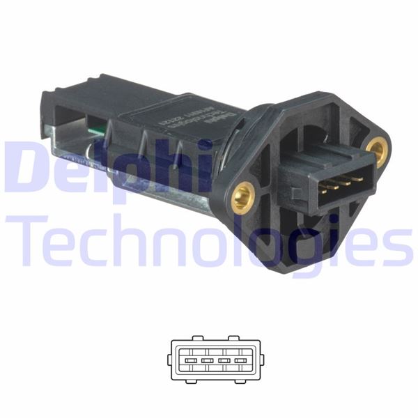 DELPHI AF10311-12B1 Motor Hava Kütle Ölçer (MAF Sensörü) - VOLVO 850 Station wagon (855) uyumlu