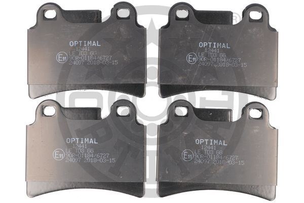 OPTIMAL BP-12441 Fren Sistemleri Fren Balatası - VW TOUAREG (7LA, 7L6, 7L7) uyumlu