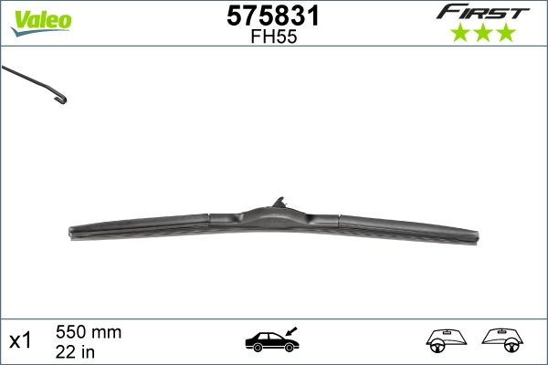 VALEO 575831 Kaporta & Gövde Parçaları Cam Silecek Mekanizması - LEXUS IS II (_E2_) uyumlu