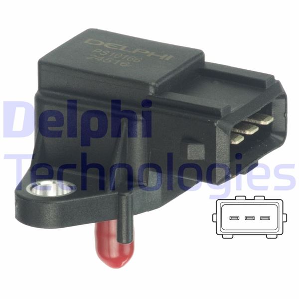 DELPHI PS10166 Emme & Egzoz Sistemi Egzoz Sensörleri - CITROËN XM (Y3) uyumlu