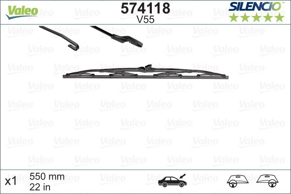 VALEO 574118 Kaporta & Gövde Parçaları Cam Silecek Mekanizması - BMW 3 Cabrio (E36) uyumlu
