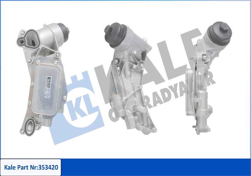 KALE OTO RADYATÖR 353420 Motor Yağ Soğutucusu - OPEL ASTRA J Sports Tourer (P10) uyumlu