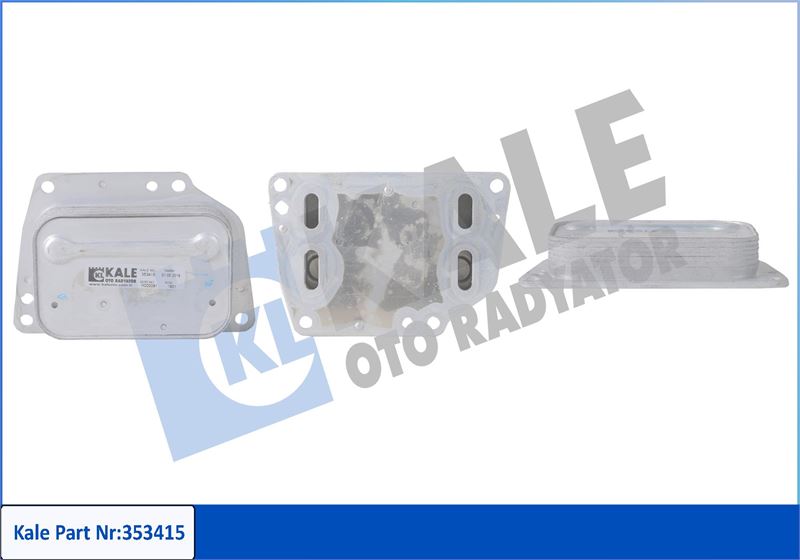 KALE OTO RADYATÖR 353415 Motor Yağ Soğutucusu - FIAT FIORINO Kasa/büyük limuzin (225_) uyumlu