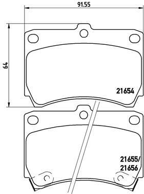 VALEO 670274 Fren Sistemleri Fren Balatası - MAZDA 323 S IV (BG) uyumlu