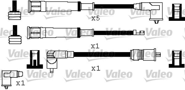 VALEO 346573 Ateşleme Sistemi Ateşleme Kablosu - BMW 5 (E12) uyumlu