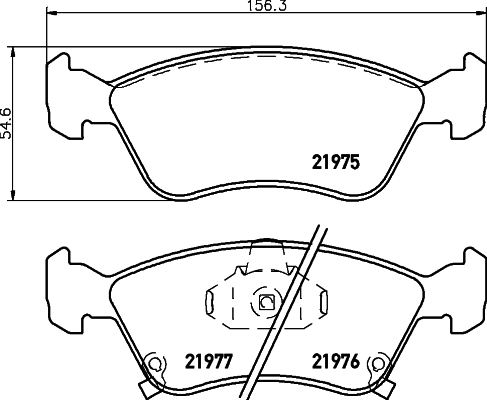 VALEO 670478 Fren Sistemleri Fren Balatası - TOYOTA AVENSIS (_T22_) uyumlu