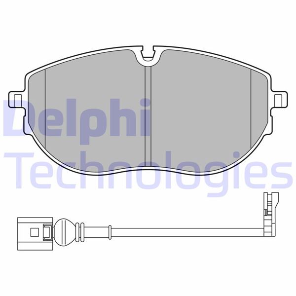 DELPHI LP3652 Fren Sistemleri Fren Balatası - VW MULTIVAN T6 (SGF, SGM, SGN, SHM, SHN) uyumlu
