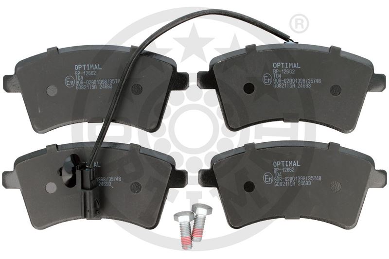 OPTIMAL BP-12662 Fren Sistemleri Fren Balatası - RENAULT KANGOO Express (FW0/1_) uyumlu
