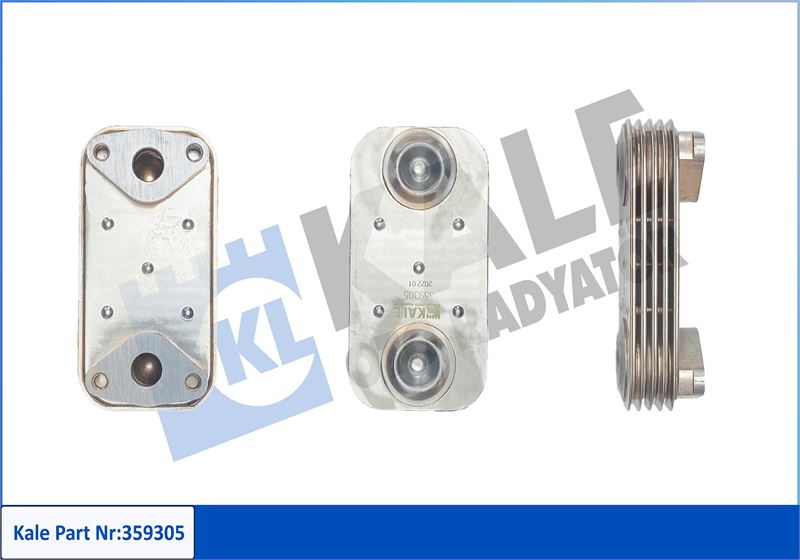 KALE OTO RADYATÖR 359305 Motor Yağ Soğutucusu - FUSO (MITSUBISHI) CANTER uyumlu
