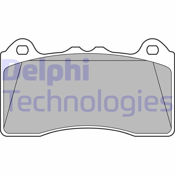 DELPHI LP3436 Fren Sistemleri Fren Balatası - FORD FOCUS III uyumlu
