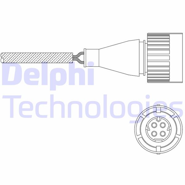 DELPHI ES11048-12B1 Emme & Egzoz Sistemi Egzoz Sensörleri - BMW 3 (E36) uyumlu