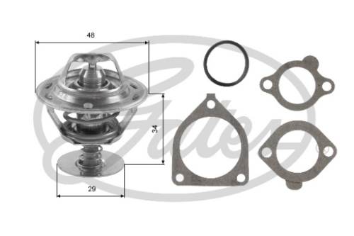 GATES TH39082G1 Motor Termostat - VW TARO uyumlu