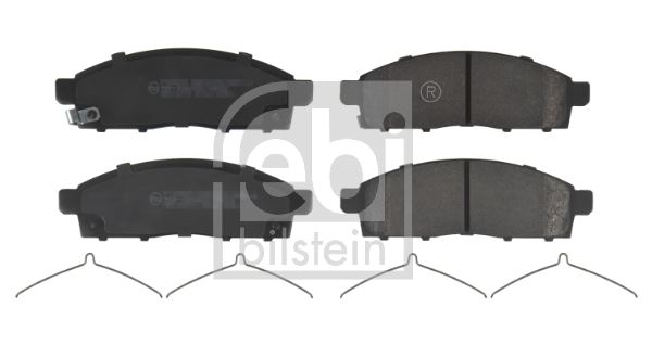 FEBI BILSTEIN 16624 Fren Sistemleri Fren Balatası - MITSUBISHI L200 / TRITON (KA_T, KB_T) uyumlu