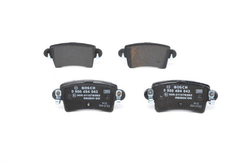 BOSCH 0 986 494 043 Fren Sistemleri Fren Balatası - RENAULT MASTER II Panelvan/Van (FD) uyumlu