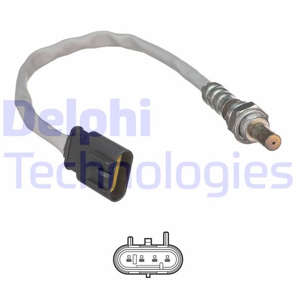 DELPHI ES21058-12B1 Emme & Egzoz Sistemi Egzoz Sensörleri - FIAT PANDA (169_) uyumlu