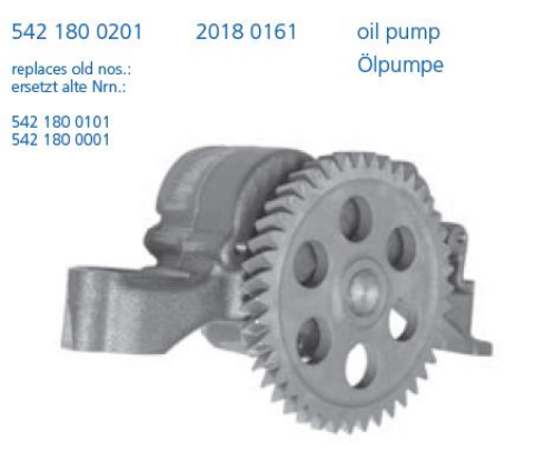 LASO 20180161 Motor Yağ Pompası - MERCEDES-BENZ AXOR 2 uyumlu