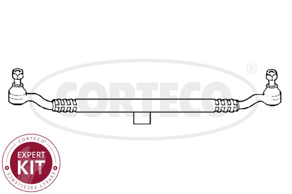 CORTECO 49396131 Direksiyon Sistemi Kısa Rot & İtici Çubuk - MERCEDES-BENZ SL (R107) uyumlu