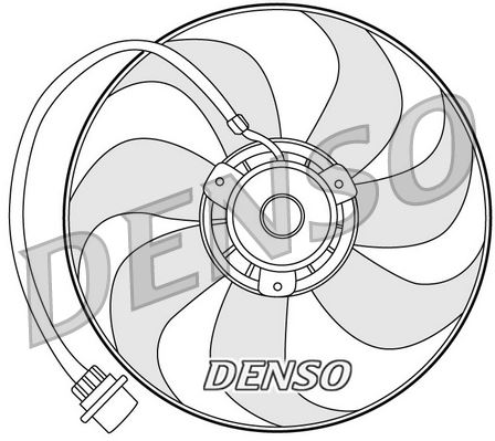 DENSO DER32001 Soğutma Sistemi Fan - VW POLO III (6N1) uyumlu
