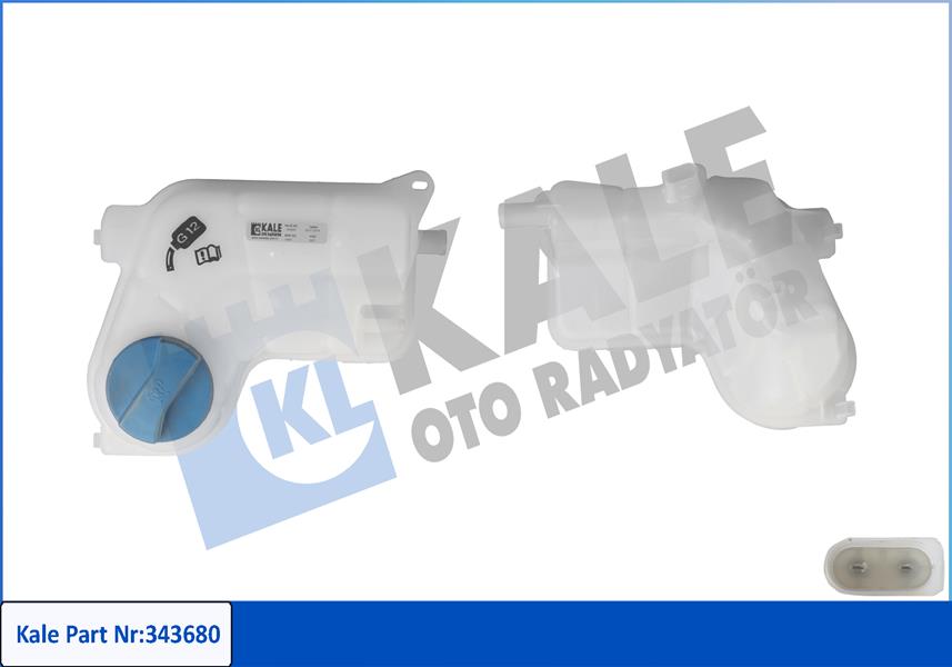 KALE OTO RADYATÖR 343680 Soğutma Sistemi İmbusat Deposu - AUDI A6 C5 (4B2, 4B4) uyumlu