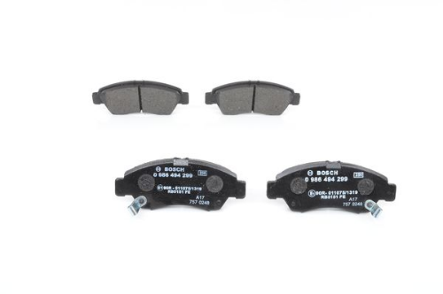 BOSCH 0 986 494 299 Fren Sistemleri Fren Balatası - HONDA CIVIC V Hatchback (EG, EH) uyumlu