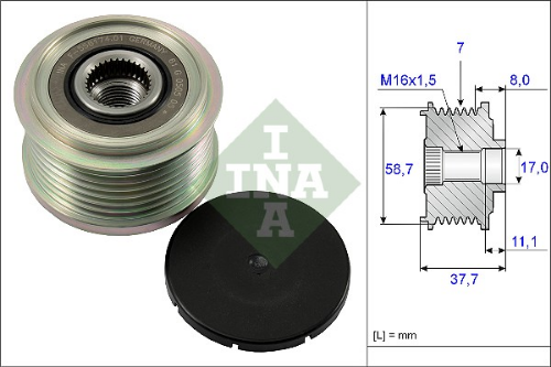 Schaeffler INA 535 0128 10 Elektrik Sistemi Alternatör - FORD TRANSIT Minibüs/Otobüs (FD_ _, FB_ _, FS_ _, FZ_ _, FC_ _) uyumlu