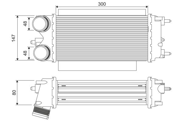 VALEO 818539 Motor Turbo Radyatörü - FORD TRANSIT COURIER B460 MPV uyumlu