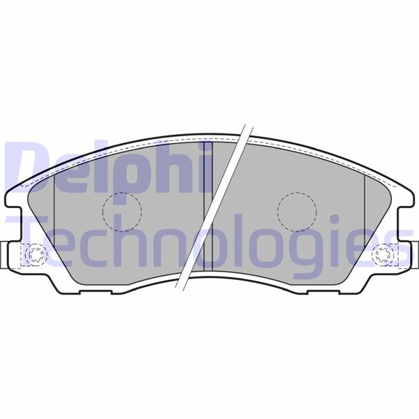 DELPHI LP1853 Fren Sistemleri Fren Balatası - HYUNDAI TERRACAN (HP) uyumlu