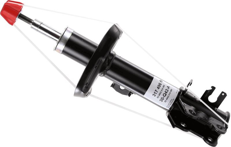 SACHS 317 496 Süspansiyon Sistemi Amortisör - OPEL CORSA E (X15) uyumlu