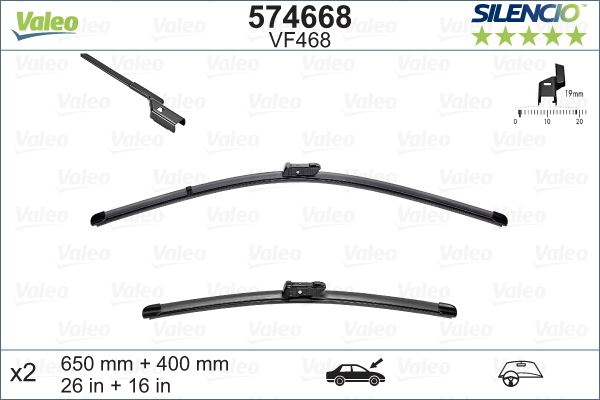 VALEO 574668 Kaporta & Gövde Parçaları Cam Silecek Mekanizması - CITROËN BERLINGO / BERLINGO FIRST Kasa/büyük limuzin (M_) uyumlu