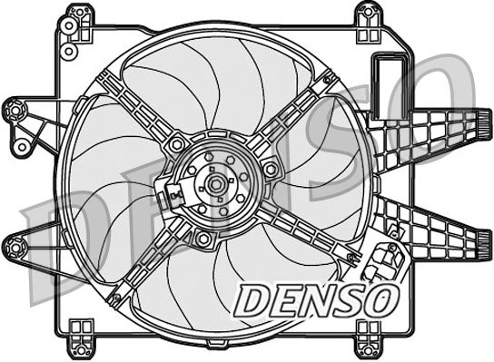 DENSO DER09089 Soğutma Sistemi Fan - FIAT MULTIPLA (186_) uyumlu