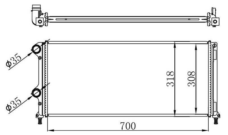 Su Radyatörü - MFI851034 Ürün Görseli