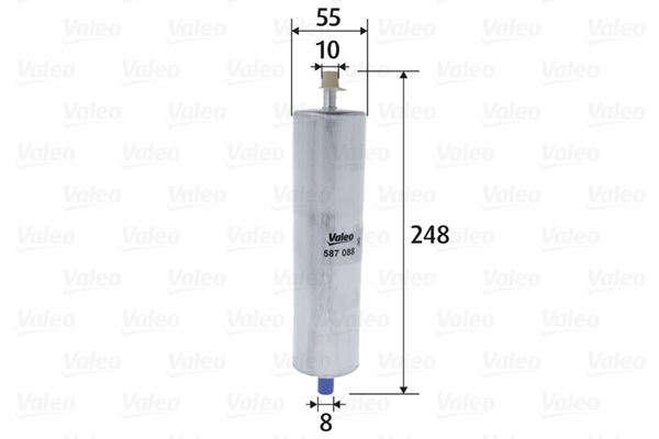 VALEO 587088 Yakıt Sistemi Yakıt Filtresi - AUDI A7 Sportback (4GA, 4GF) uyumlu