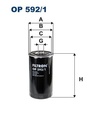 FILTRON OP 592/1 Motor Yağ Filtresi